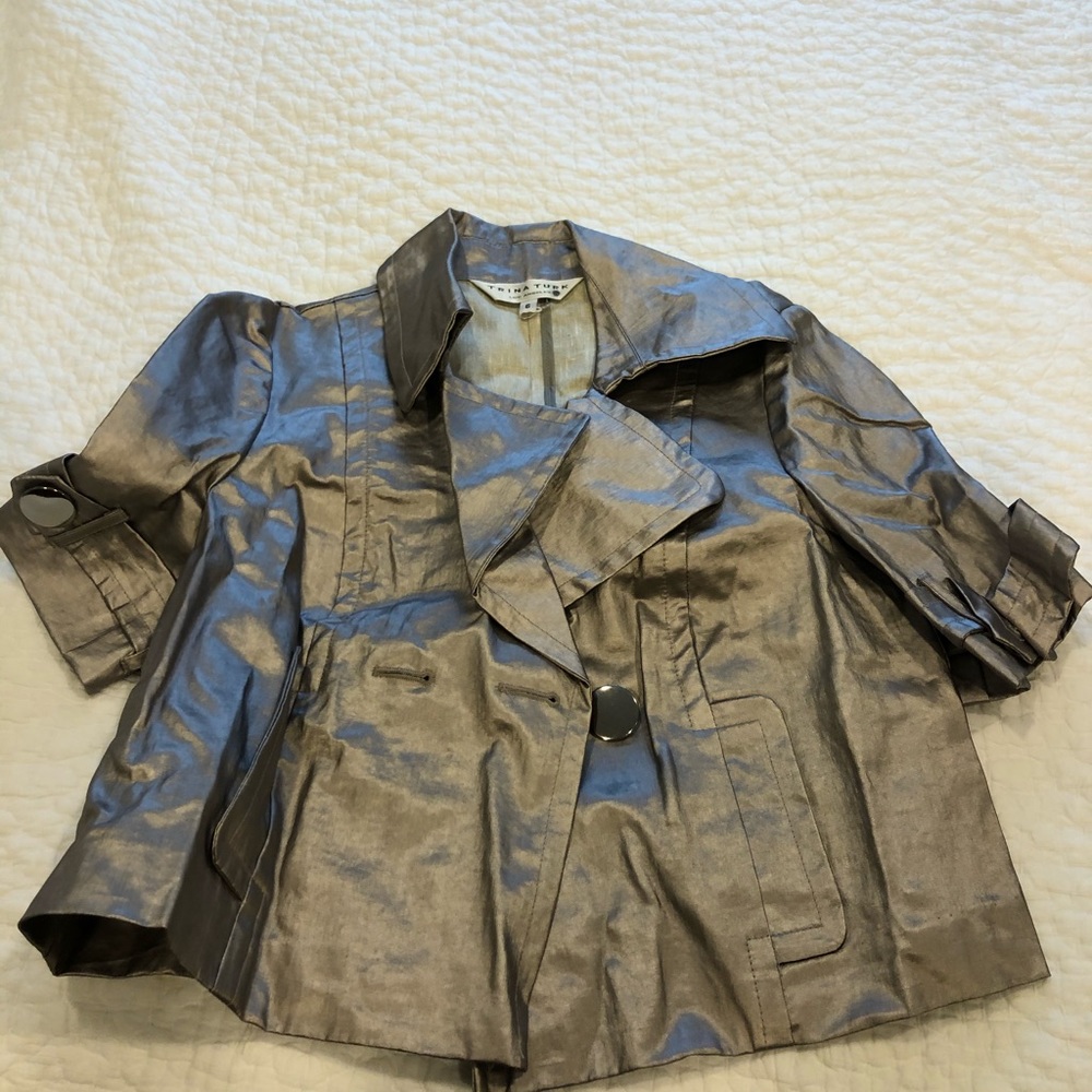 Trina Turk vintage metallic jacket